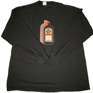 Jagermeister 75th Anniversary August 2015 Long Sleeve Black T-shirt Sz XL